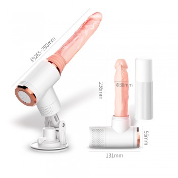 DIBE Muscle Man Realistic Dildo Thrusting Machine with Suction Cup