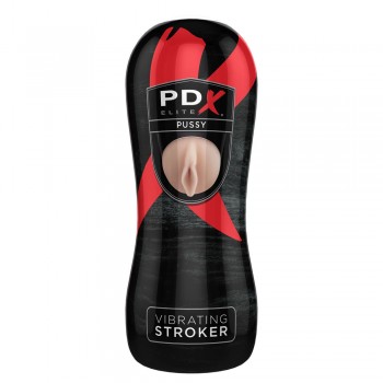 PDX Elite Vibrating Pussy Stroker