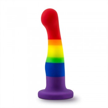 Blush Avant Pride Freedom P1 Artisan 6 Inch Curved Silicone Dildo