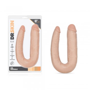 Blush Dr. Skin Dr. Double 18 Inch Dual Ended Realistic Dildo