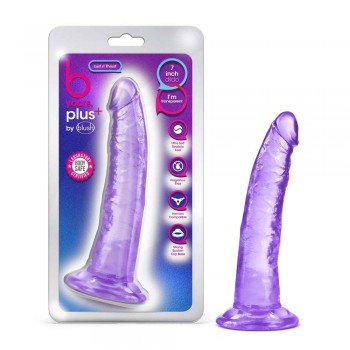 Blush B Yours Plus Realistic G-Spot Purple 7.5-Inch Long Dildo