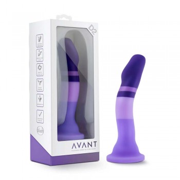 Avant D2 Artisan 7 Inch Curved G-Spot Dildo with Suction Cup