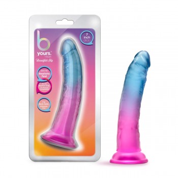 Blush B Yours 7" Beautiful Sky Dildo With Suction Cup