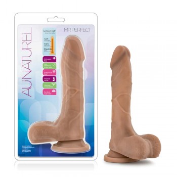 Blush Au Naturel Mister Perfect Realistic Mocha 8.5-Inch Dildo