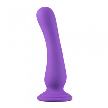 Blush Impressions Ibiza Curved G-Spot Plum 7.75-Inch Vibrating Dildo