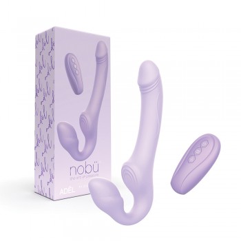 Nobu Adel Strapless Strap On Vibrating Dildo with Remote