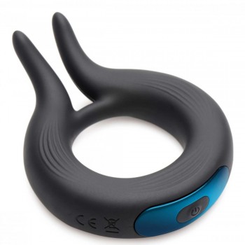 Trinity Men 10X Cock Viper Dual Stim Silicone Cock Ring