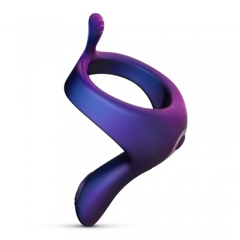 Hueman Eclipse Cock Ring with Vibrating Perineum