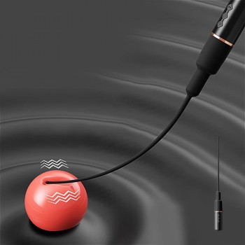 Double Ended Sucking Rotating Vibrator Thrusts For G-Spot Stimulation