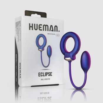 Hueman Solar Vibrating Cock Ring with Anal Ball Plug