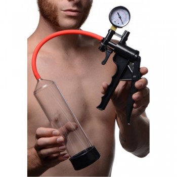 Jack Mate Penis Pump Cock Vacuum With A Built-In Pressure Gauge