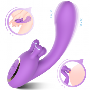 S-Hande 3 in 1 G-Spot Rabbit Vibrator with Kneading & Pinching & Vibrating