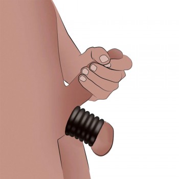 Penis Ring Sleeve Ball Stack Stretcher for Erection Enhancing