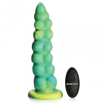 Tentacle Dildo Thrusting & Vibrating Silicone Worm Monster