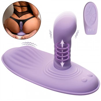 Thrusting Dildo Vibrator Grinder Sex Machine with Remote