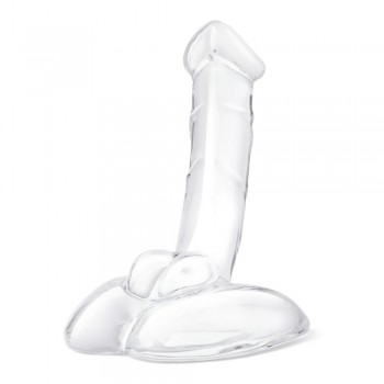 Gläs Rideable Standing Glass Cock With Stability Base