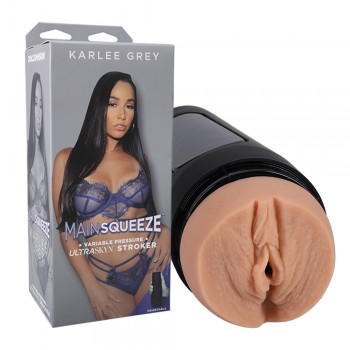 Main Squeeze ULTRASKYN Pussy Stroker Karlee Grey