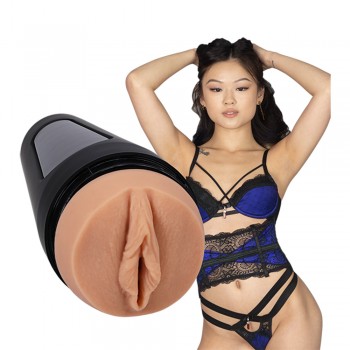 Main Squeeze Lulu Chu Realistic Pussy Stroker with Case