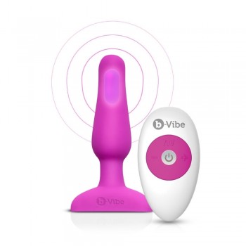 b-Vibe Novice Vibrating Butt Plug with Remote