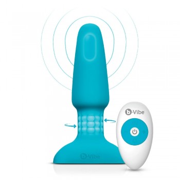 b-Vibe Rimming 2 Rotating & Vibrating Butt Plug with Remote Control