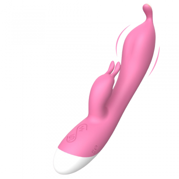 Rabbit G-Spot Vibrator Clitoral Massager with Bunny Ears Flapping