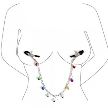 Nipple Clamps With Bells For Pressure BDSM Nipple Clip