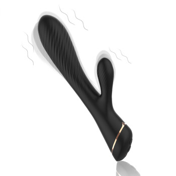 Luxury Spiral Textured Rabbit Vibrator G Spot Stimulator