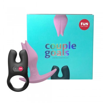 FUN FACTORY Couple Goals Set - Vibrating Cock Ring & Butt Plug