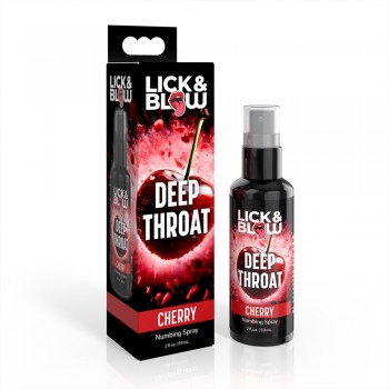 Deep Throat Numbing Spray for Oral Sex - Cinnamon/Spearmint/Cherry/Mint
