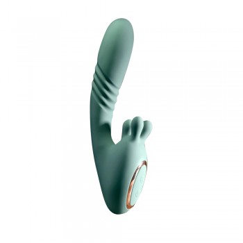 Thrust Into Ecstasy Thrusting & Rotating Rabbit Vibrator