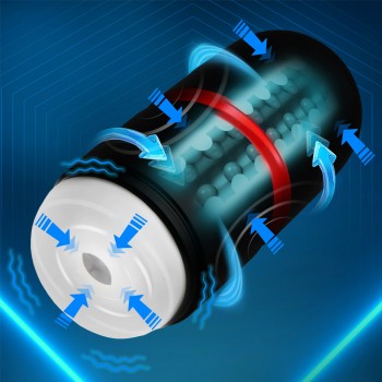 XR Brands JOCK Tightening & Vibrating Male Masturbator