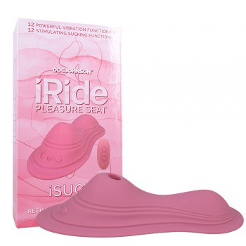 Doc Johnson iRide iSuck Pleasure Seat Sucking & Vibrating Grinder with Remote