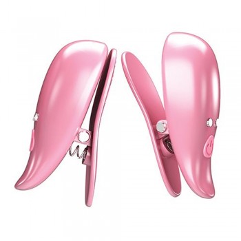 Pretty Love Leaf Wireless Vibrating Nipple Clamps