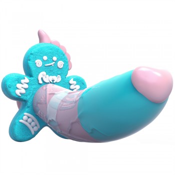 7.4 Inch Fantasy Dildo Christmas Gingerbread G-spot Dong with Suction Cup