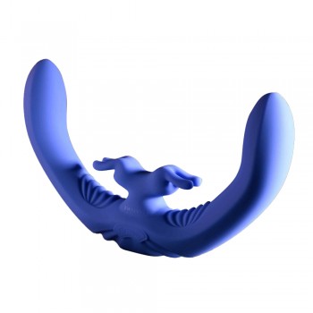 Evolved Novelties Lovebirds Dual-Ended Rabbit Vibrator with Remote