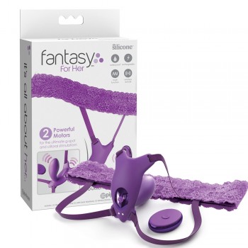 Pipedream Ultimate G-Spot Butterfly Strap-On Dildo Vibrator with Remote Control