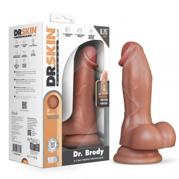 Blush Dr. Skin Thrusting Realistic Silicone G Spot Dildo With Remote Control