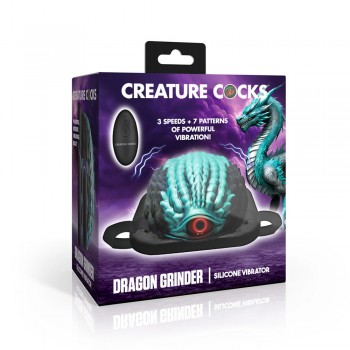 Creature Cocks Dragon Vibrator Silicone Grinder With Remote Control