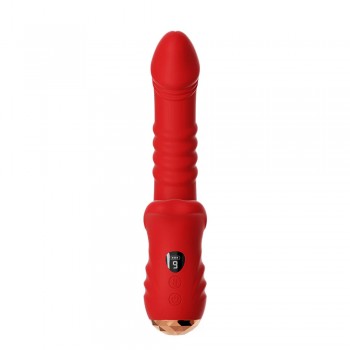 Venusfun Soft Big Mouth Telescopic Stick Massage Silicone Clitoral G-spot Penis Vibrator