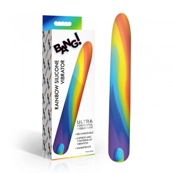 Bang!Rainbow Silicone Bullet Vibrator Clitoral G Spot Stimulator