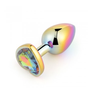 Venusfun Metal Butt Plug Rainbow Luxury Jewelry Anal Trainer