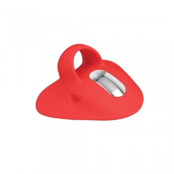 Pretty Love Carnation Manta Ray Clitoral Silicone Finger Vibrator Personal