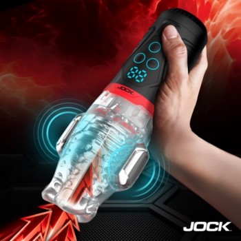 Jock Male Masturbator Power Suck Deep Throat Vibrating Suction Male Toy