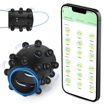 Venusfun Silicone Penis Rings Vibrators with APP Controlled