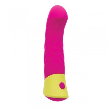 Rave Quilted G 10 Speeds Silicone G-spot Vibrator With Travel Lock