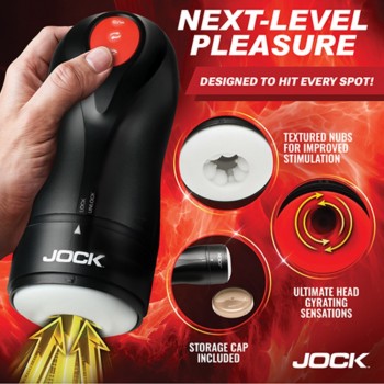 Curve Toys Jock Gyroblast Gyrating Sucking & Vibrating Male Masturbator