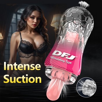 Venusfun DFJ Crystal Cup Male Masturbator Stroker with Air Hole Suction Pressure