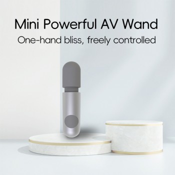 Venusfun Powerful Silicone Mini Vibrating Wand Travel-friendly For Female