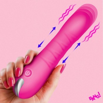 XR Brands Bang! New Thrusting Premium Silicone Dildo With 7 Thrusting Patterns
