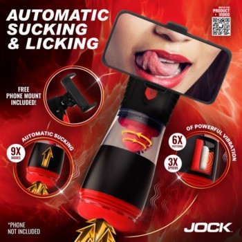 Jock Blow Job Sucking, Licking, and Vibrating All in One Male Masturbator
